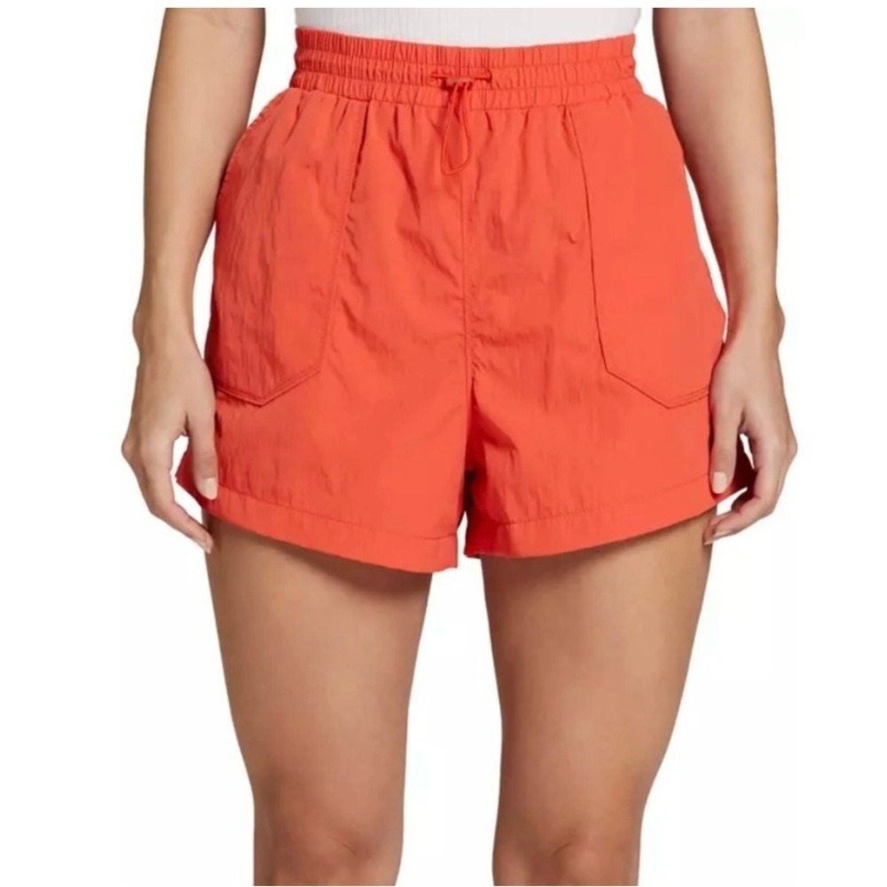 Alpine Design Tie Athletic‎ Woven Shorts, Women's, Size Large, Spicy Salsa, NWT